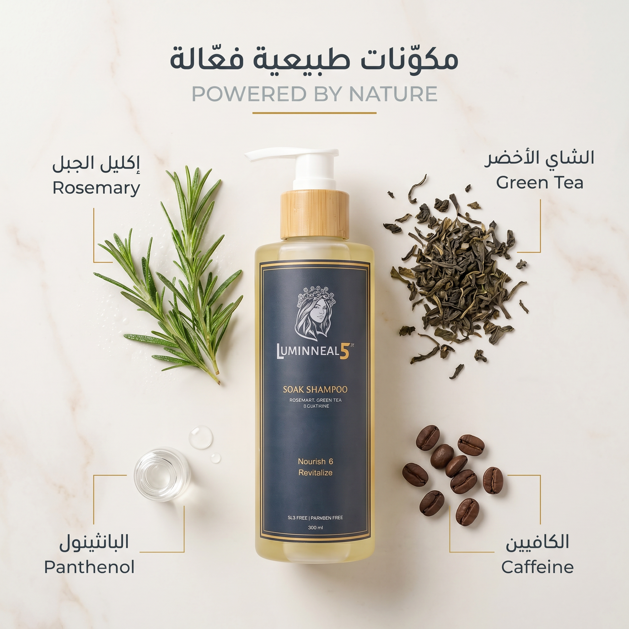 Luminneal5® Soak Shampoo
