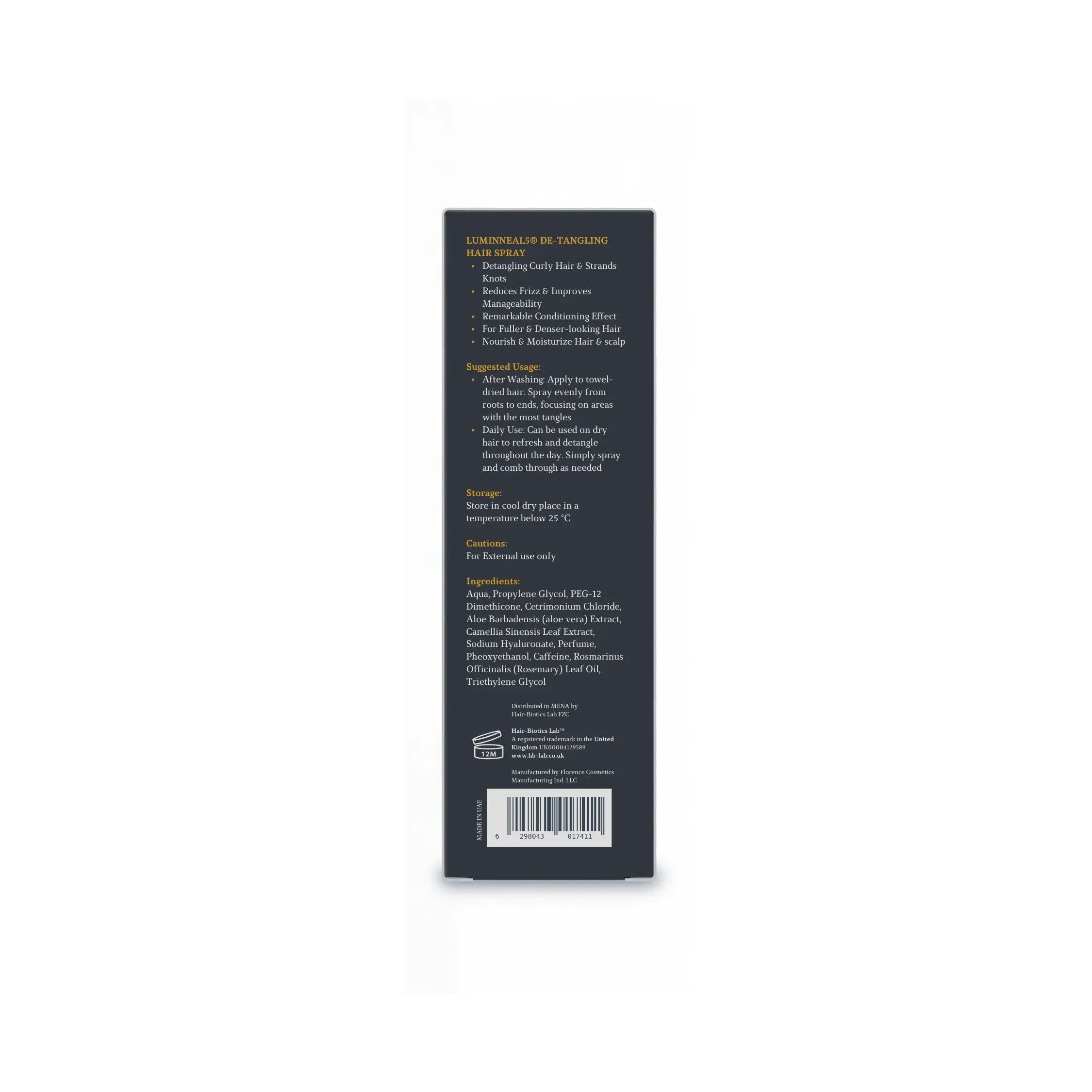 Luminneal5 De-Tangling hair Spray Hair-Care vpwvuf-su.myshopify.com