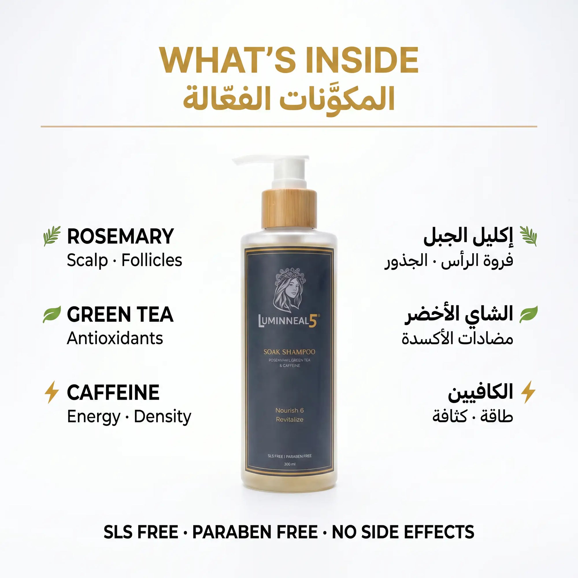 Luminneal5® Soak Shampoo