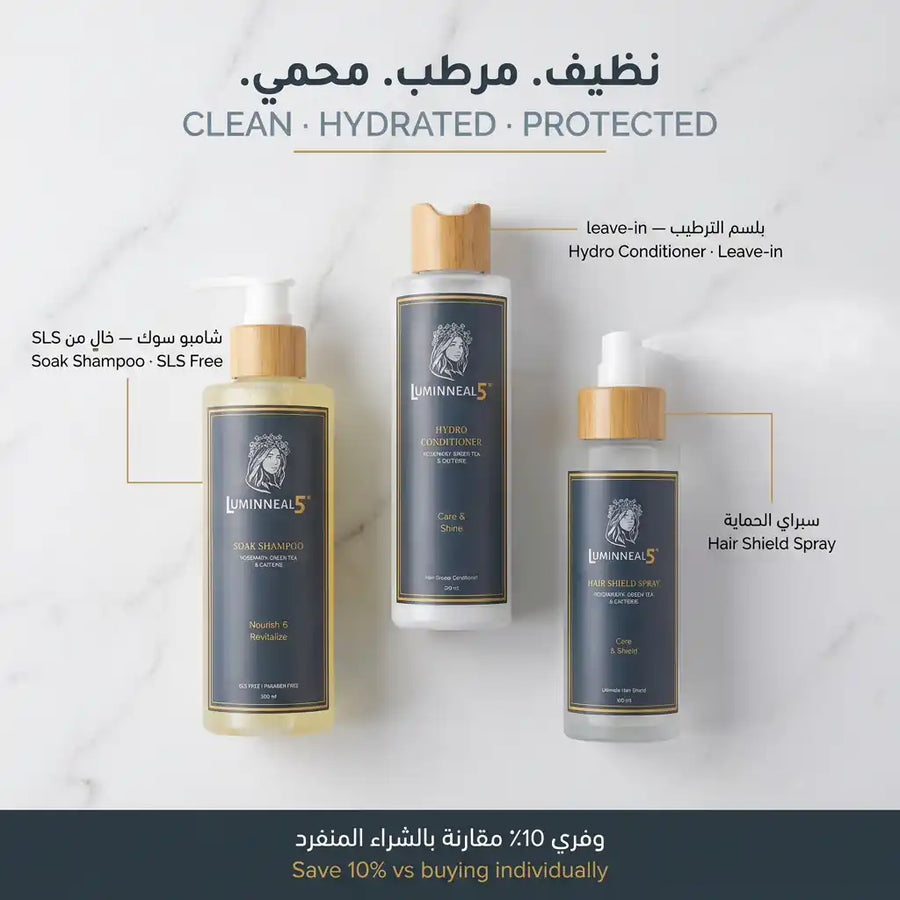 مجموعة العناية بالشعر بعد التمرين
